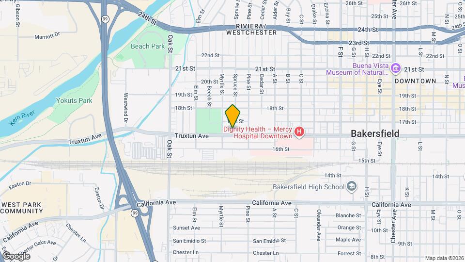 2706 Truxtun Ave Map and Location Details