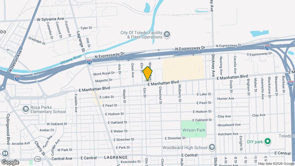 405 E Manhattan Blvd Map and Location Details