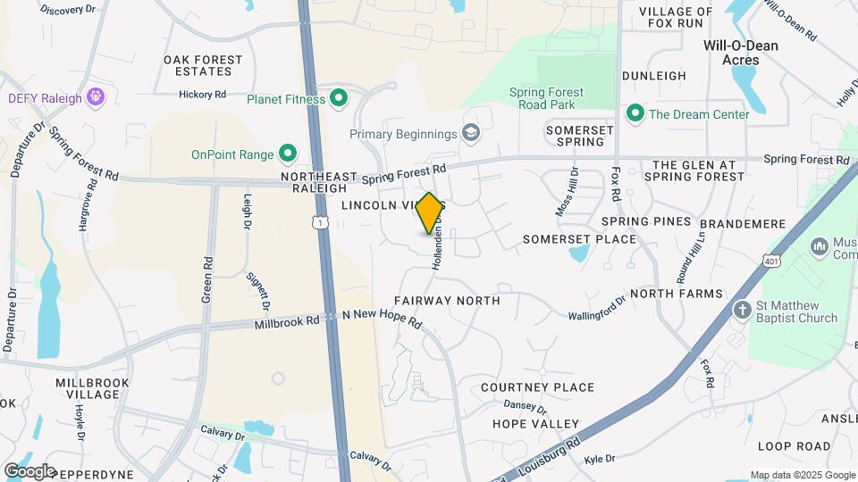4907 Hollenden Dr, Unit 105 Map and Location Details