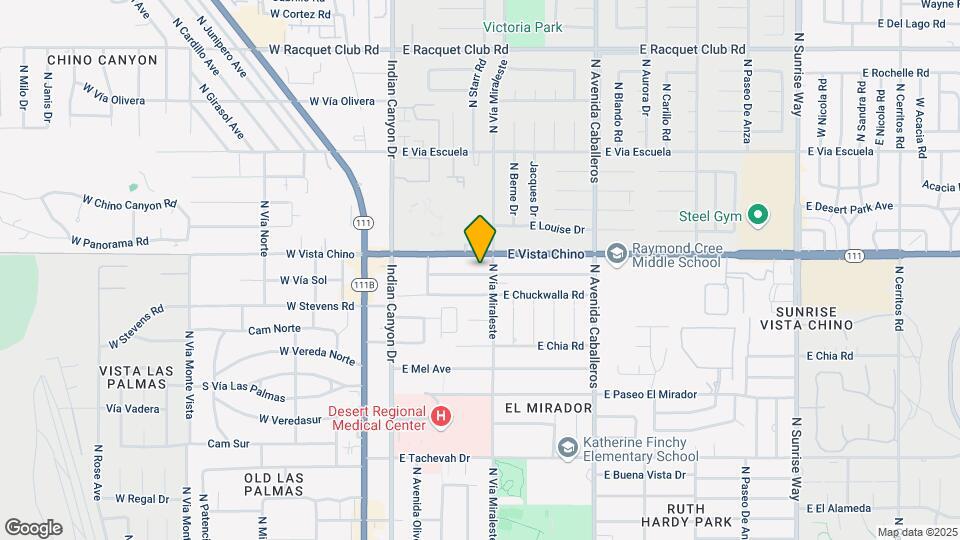550 E Cottonwood Rd Map and Location Details