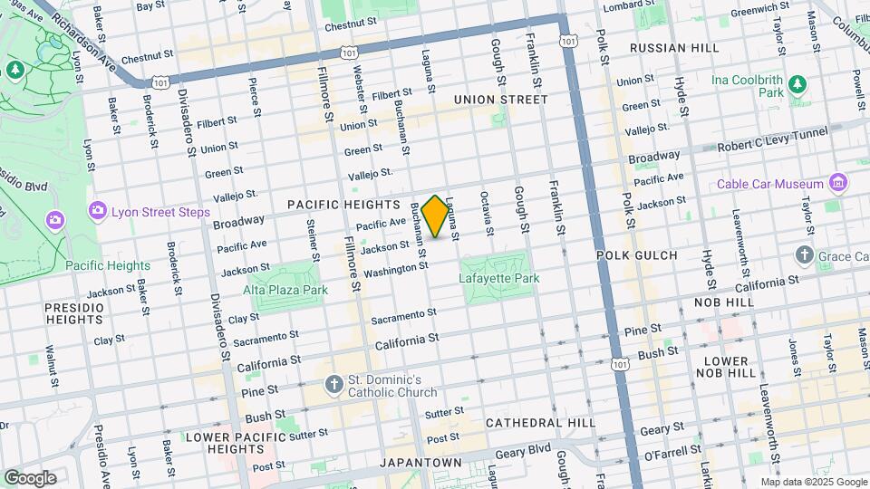 2165 Jackson St Map and Location Details
