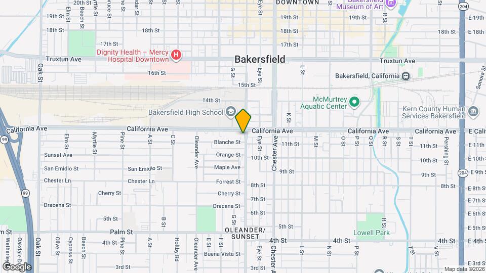 1119 H St Map and Location Details