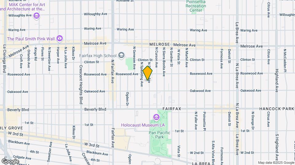 435 N Stanley Ave Mapa y Detalles de la Ubicación
