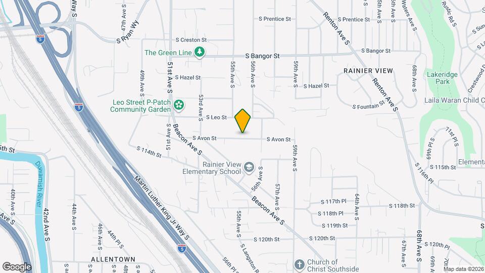 5526 S Avon St Map and Location Details