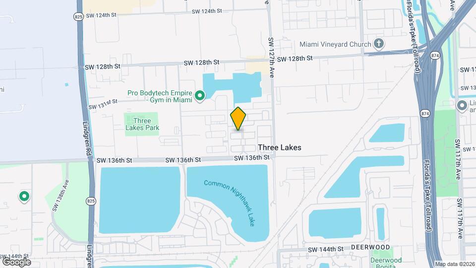 12858 SW 134th St Mapa y Detalles de la Ubicación
