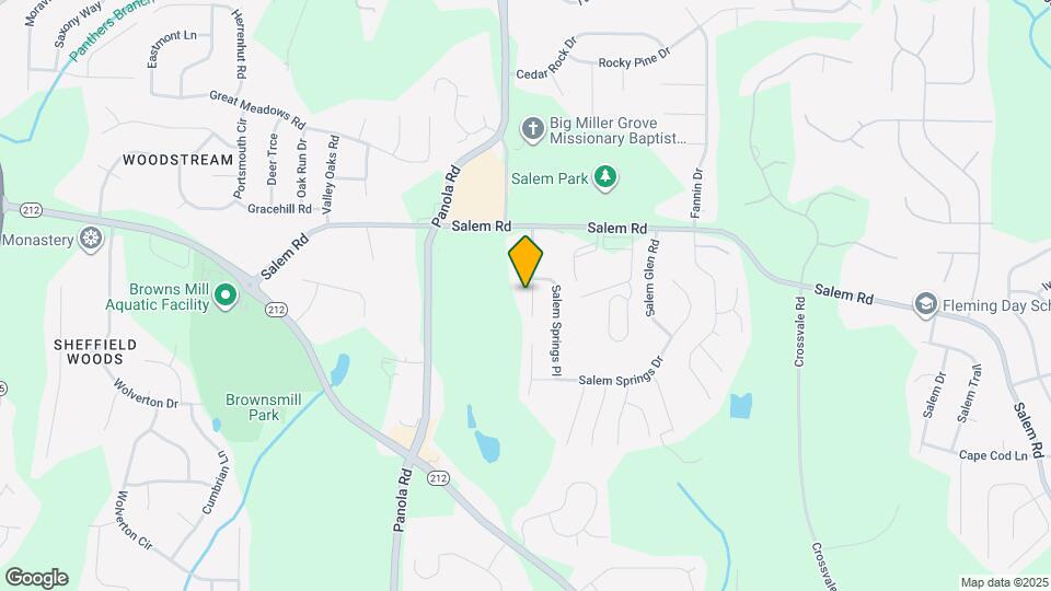 3609 Salem Hills Dr Map and Location Details