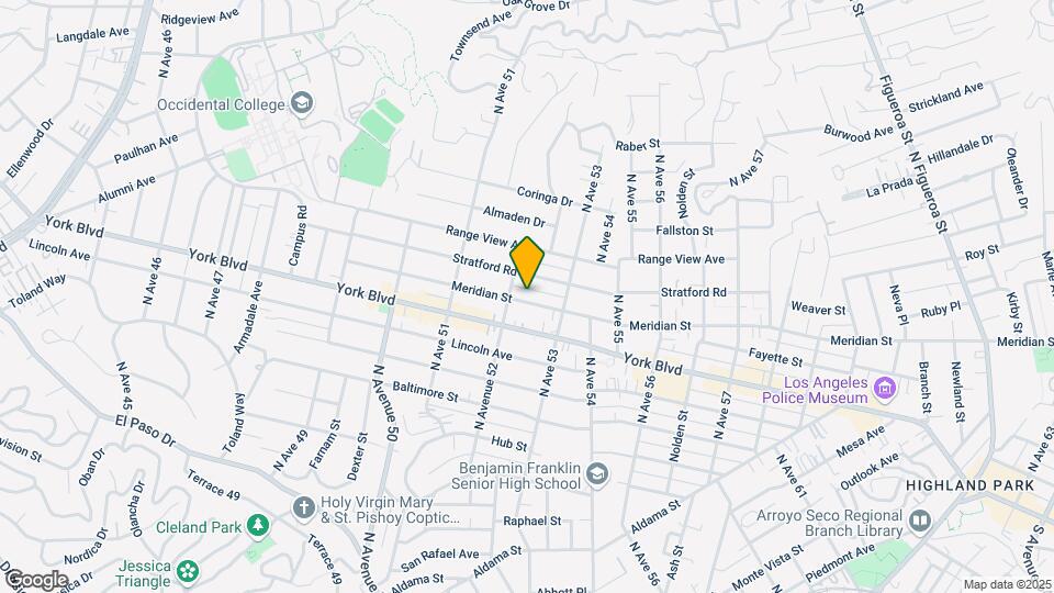 5217 Meridian St Map and Location Details
