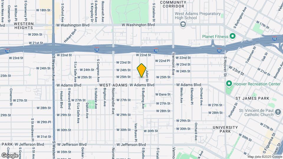 2506 S Budlong Ave Map and Location Details