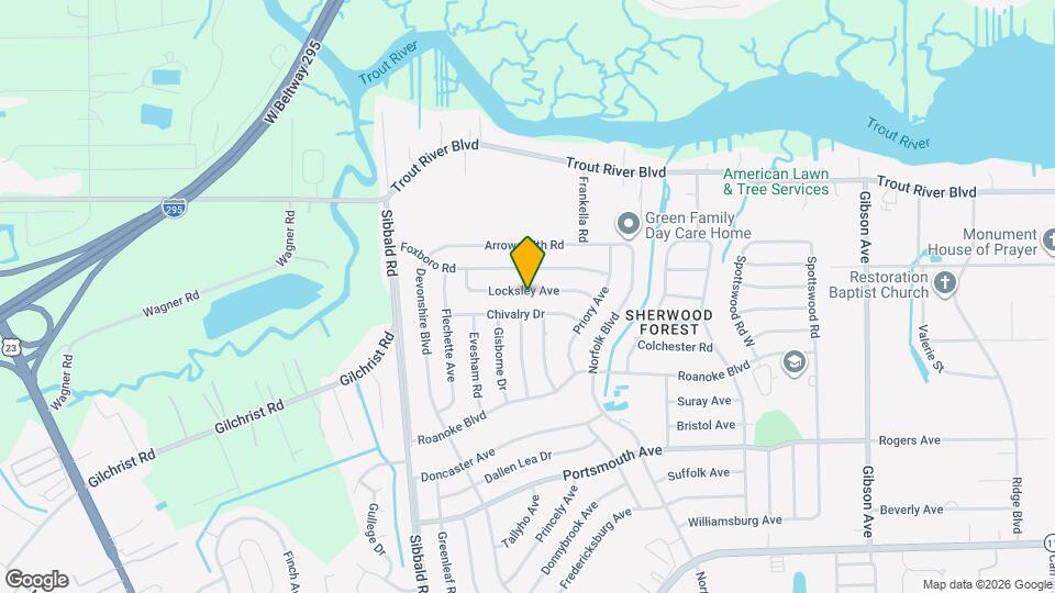 5038 Locksley Ave Map and Location Details