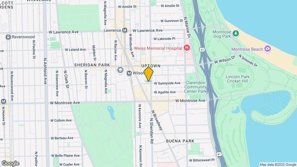1010 W Sunnyside Ave, Unit M04B Mapa y Detalles de la Ubicación