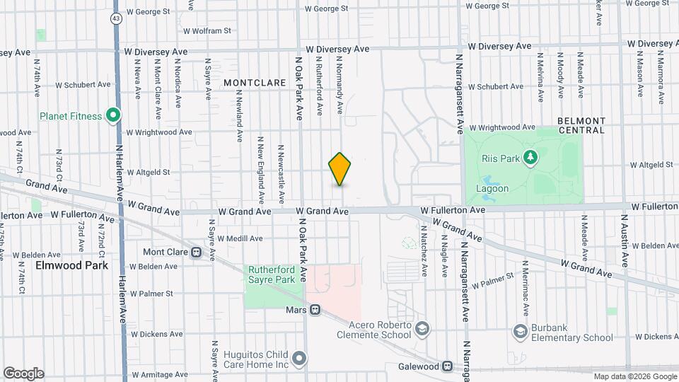 2430 N Normandy Ave Map and Location Details