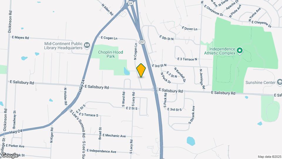 103 N Cogan Ln Map and Location Details