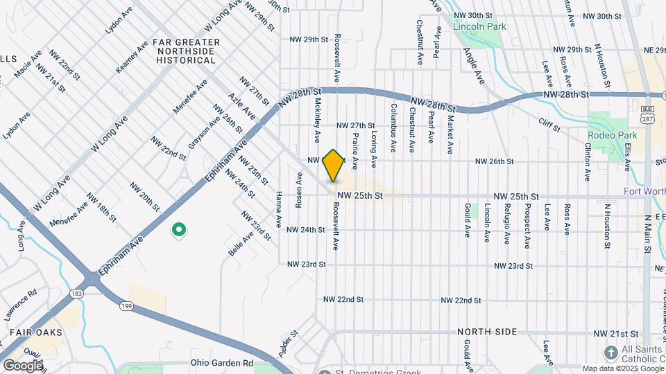2503 Roosevelt Ave Mapa y Detalles de la Ubicación