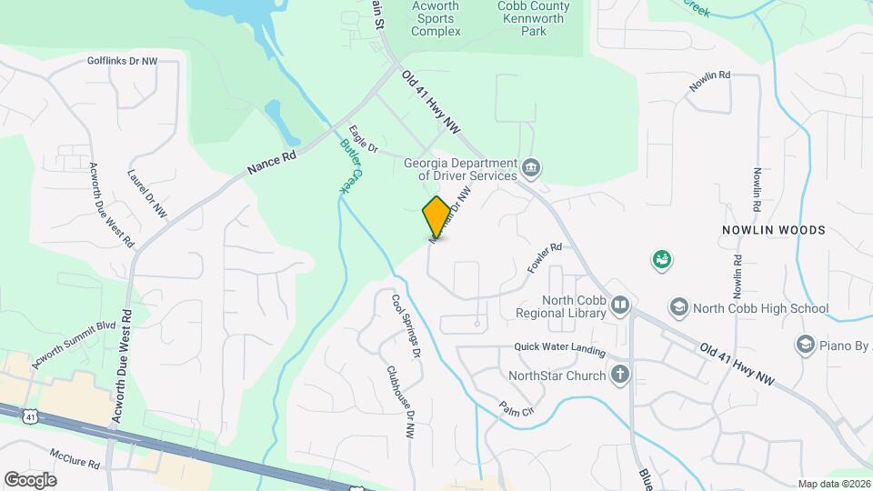 3604 McPhail Dr NW Map and Location Details