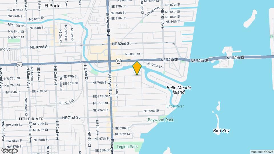 770 NE 77th St Map and Location Details