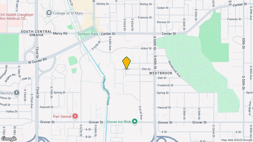 6225 Elm St Map and Location Details