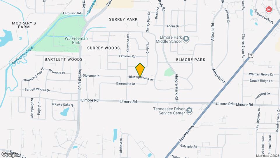 6091 Blue Springs Ave, Unit 2-2210 Map and Location Details