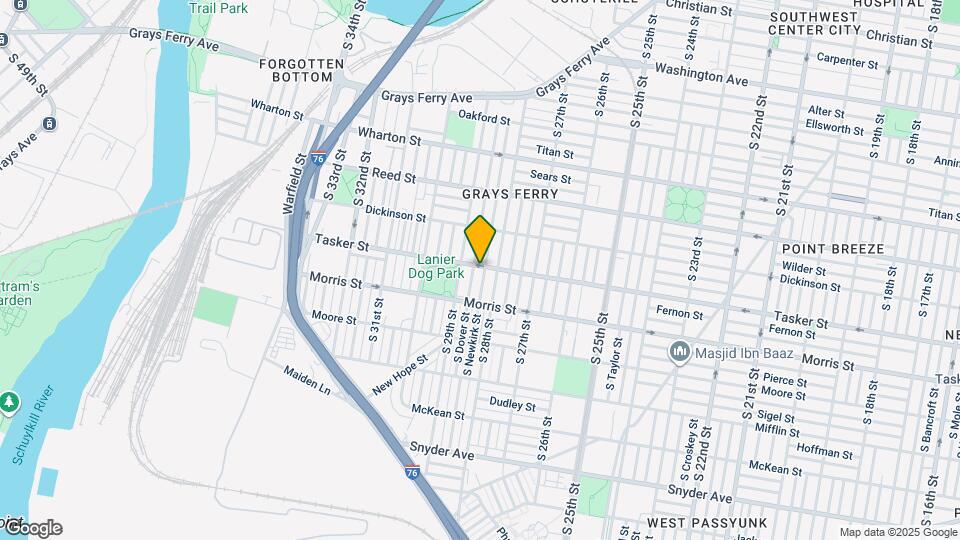 1602 S Newkirk St Map and Location Details