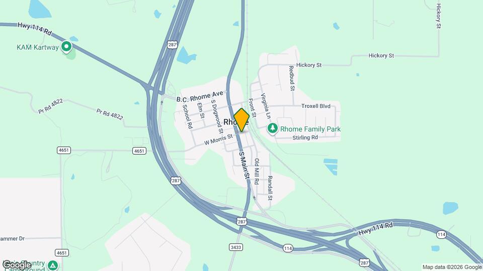 201 S Main St Map and Location Details