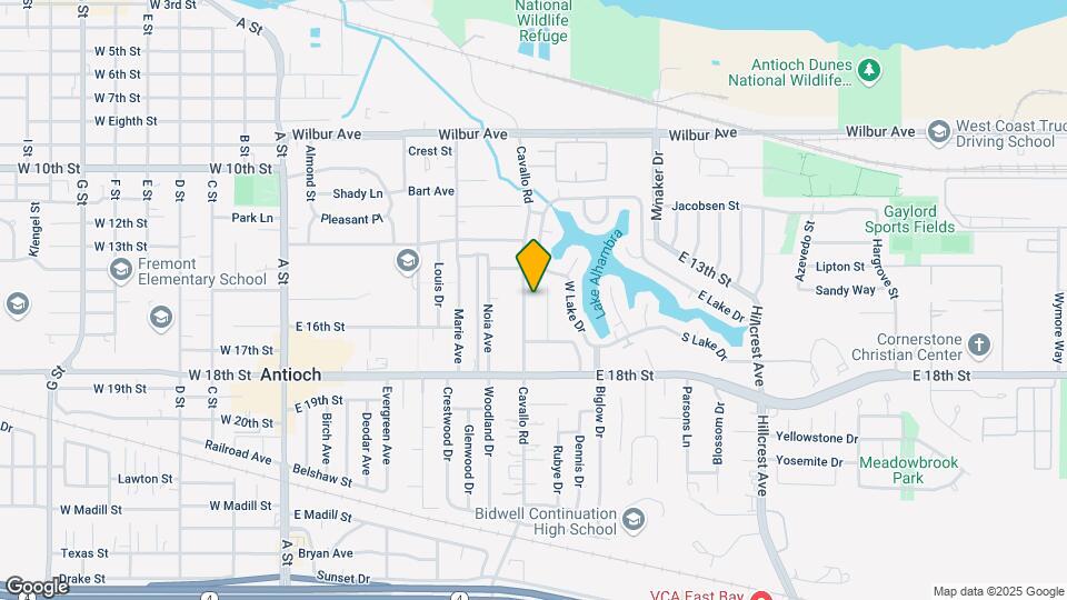 1609 Cavallo Rd Map and Location Details