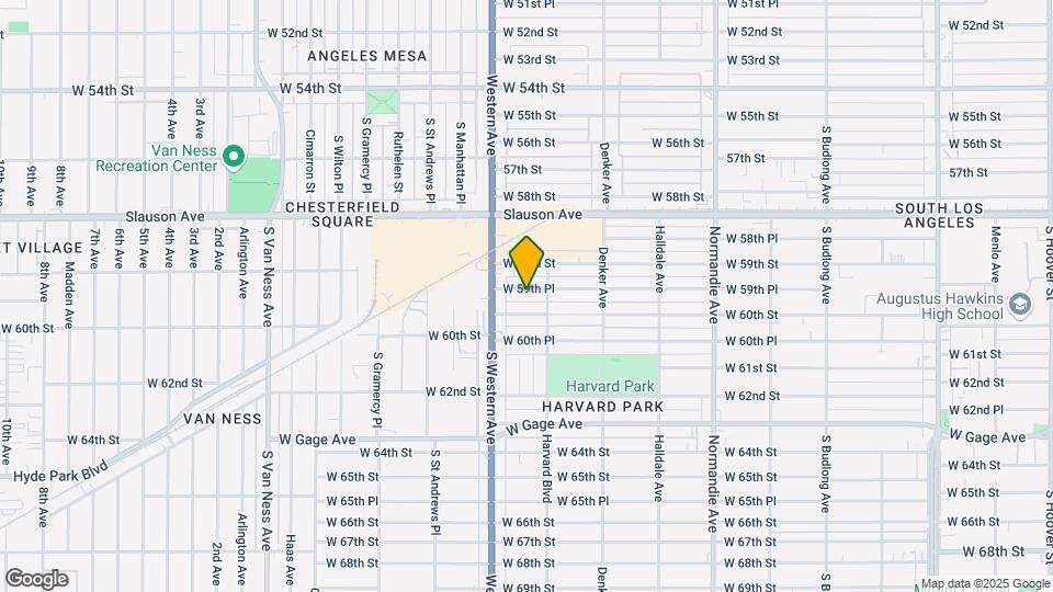 1722 W 59th Pl Map and Location Details