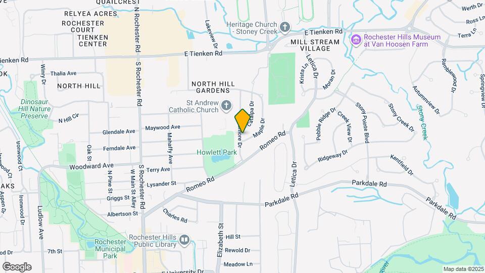 1216 Sycamore Dr Map and Location Details