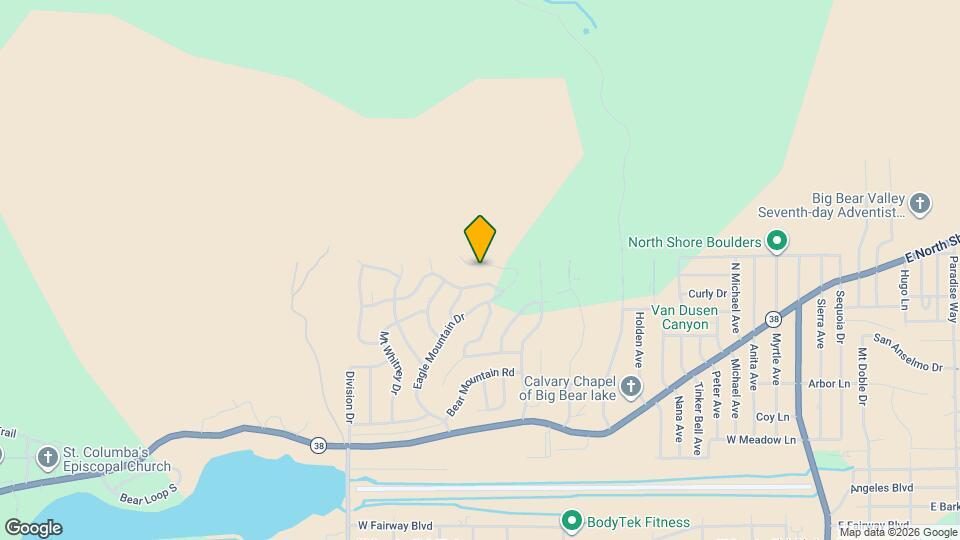 1165 Green Mountain Dr Map and Location Details