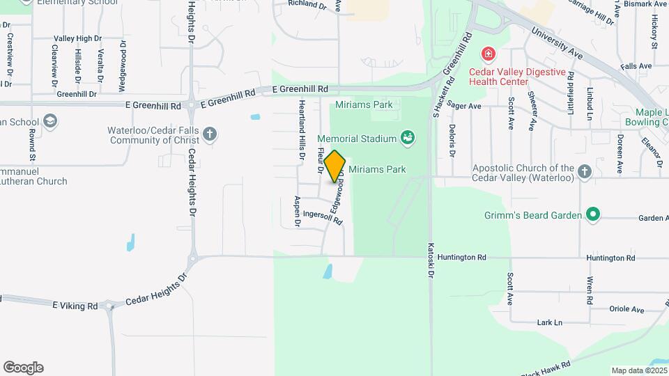 1242 Edgewood Dr Map and Location Details