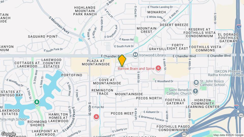 4230 E Brookwood Ct Map and Location Details