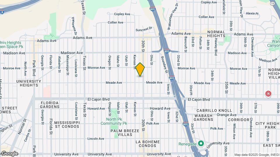 4422-4426 30th St Map and Location Details