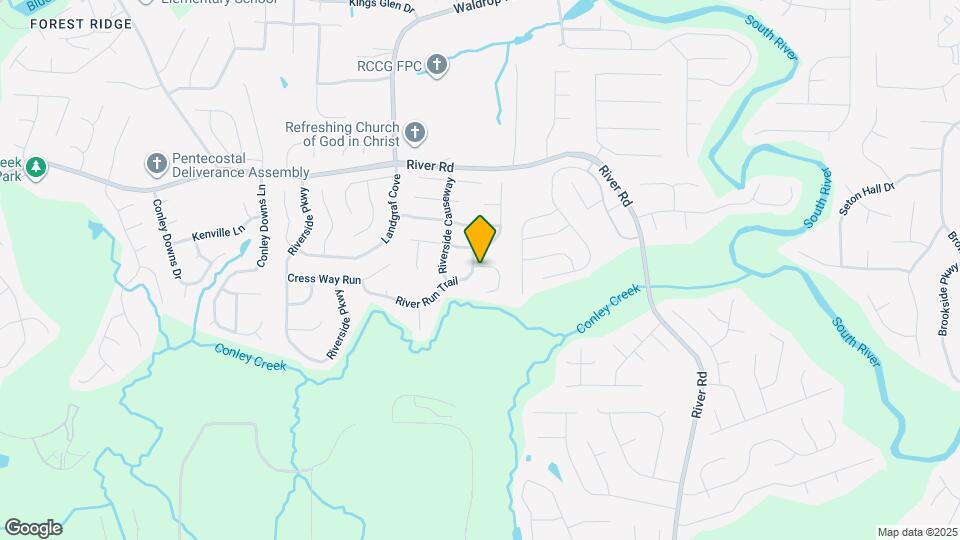 4145 Riverbank Ct Map and Location Details