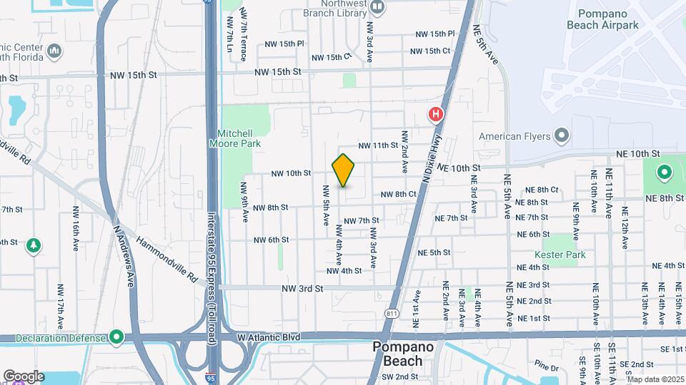 845 NW 3rd Way Map and Location Details