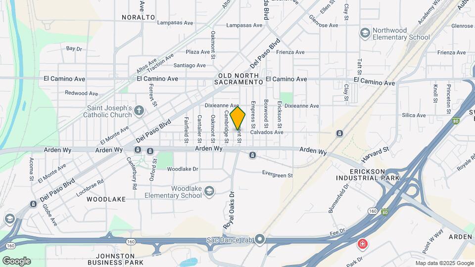 2297 Beaumont St Map and Location Details