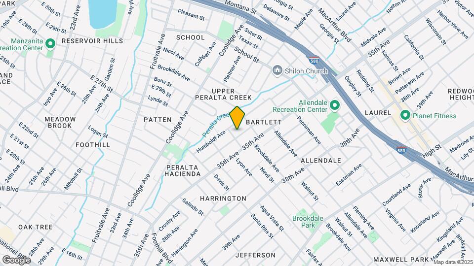 2515 Bartlett St Mapa y Detalles de la Ubicación