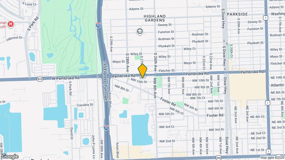 841 NW 10th St Map and Location Details