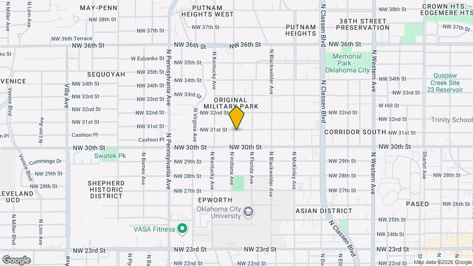 1730 NW 31st St Map and Location Details