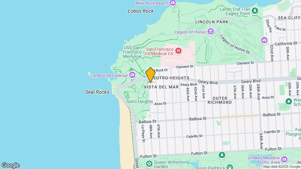 8344 Geary Blvd Mapa y Detalles de la Ubicación