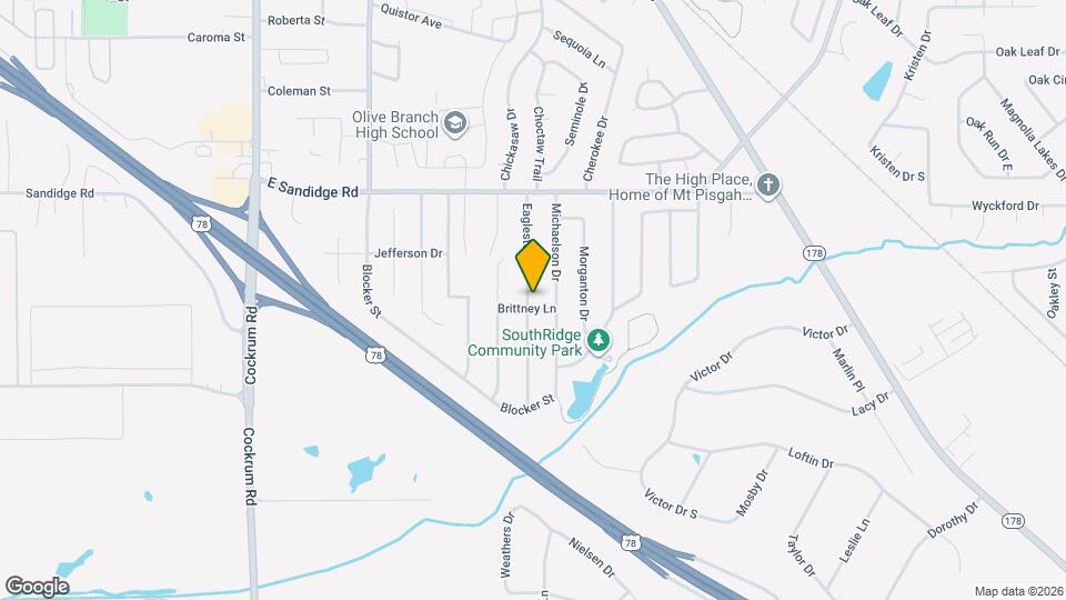 5788 Eagleston Dr Map and Location Details