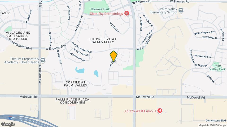 14059 W Monte Vista Rd Map and Location Details