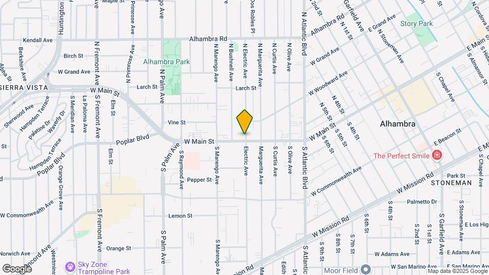 217 N Electric Ave Map and Location Details
