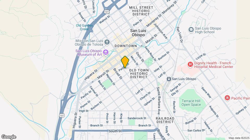 1318 Garden St Map and Location Details