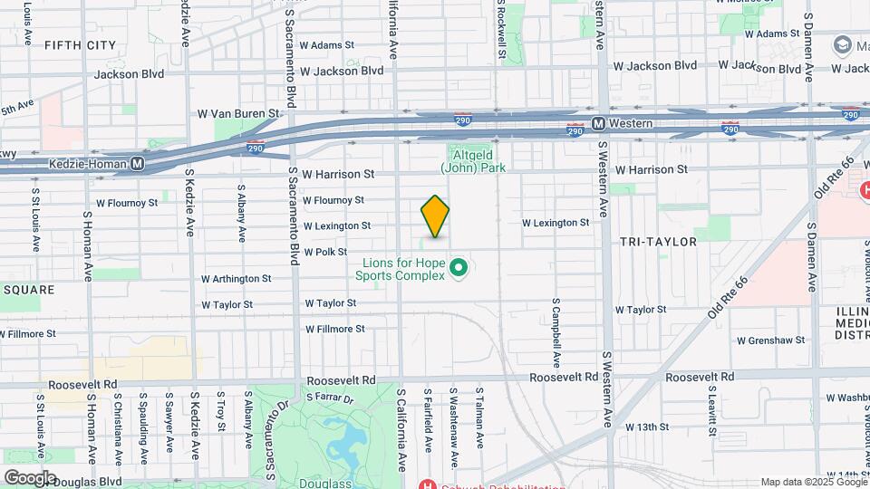 2716 W Polk St Map and Location Details