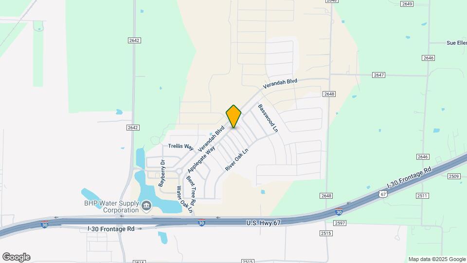 1321 Honeywood Ln Map and Location Details