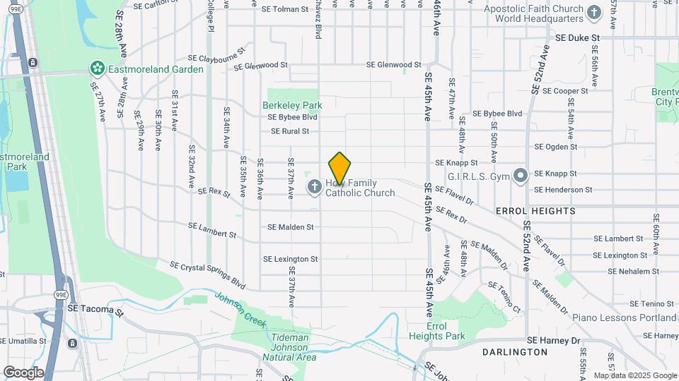 4009 SE Flavel St Map and Location Details