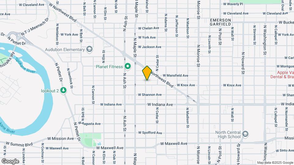 1432 W Knox Ave Map and Location Details
