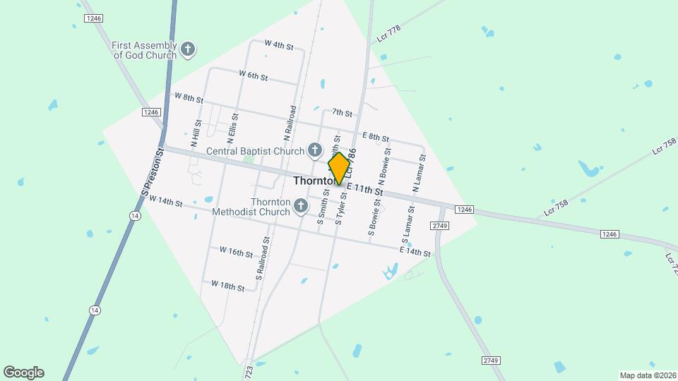 1100 S Tyler St Map and Location Details