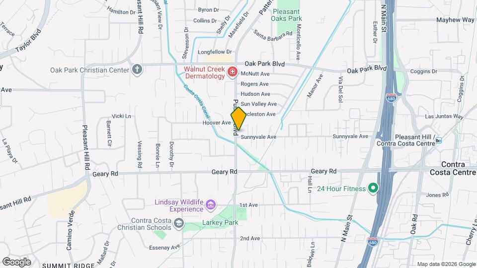 1892 Sunnyvale Ave Map and Location Details