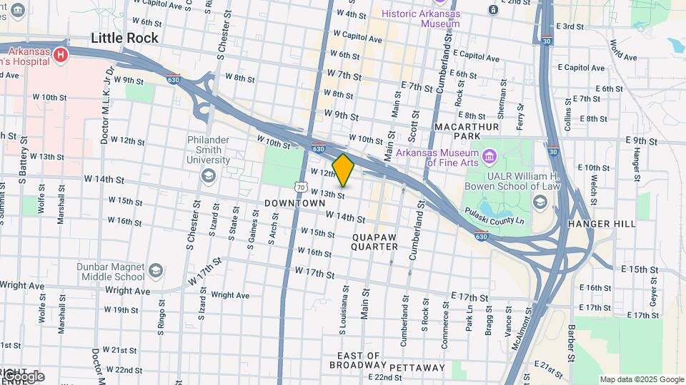 218 W 13th St Map and Location Details