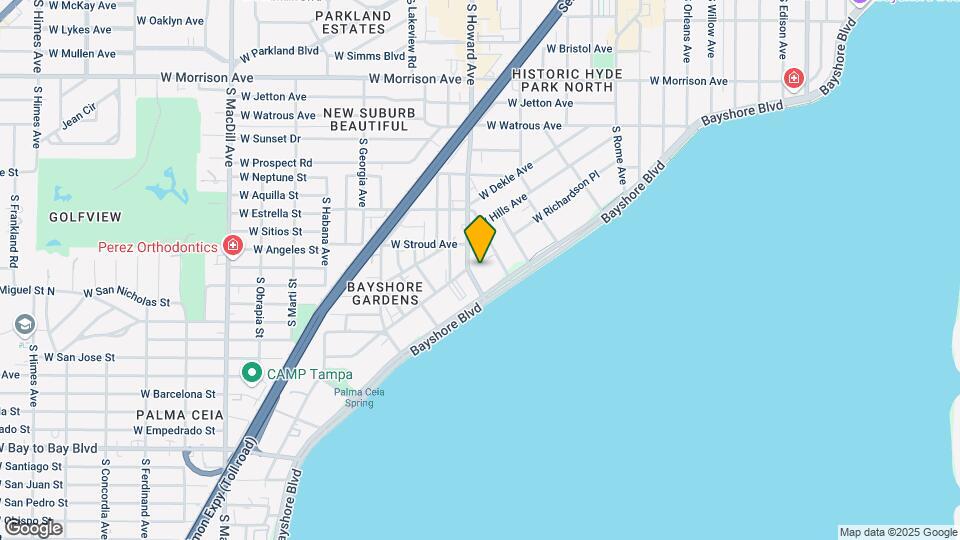 2109 Bayshore Blvd Map and Location Details