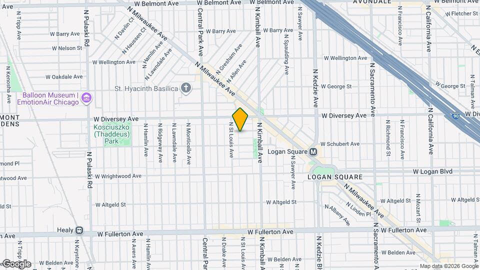 3443 W Parker Ave Map and Location Details